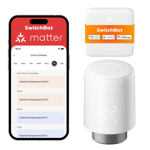 SwitchBot Smart Radiator Thermostat Matter Combo SwitchBot Smart Radiator Thermostat Matter Combo