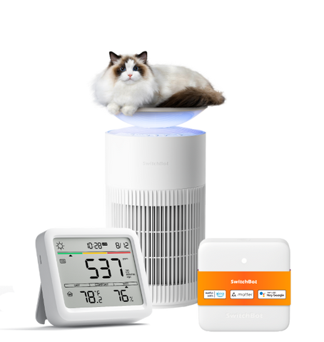 SwitchBot Air Purifier CO2 Monitor Combo