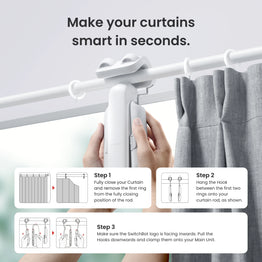 SwitchBot Curtain 3 Rod Type 1