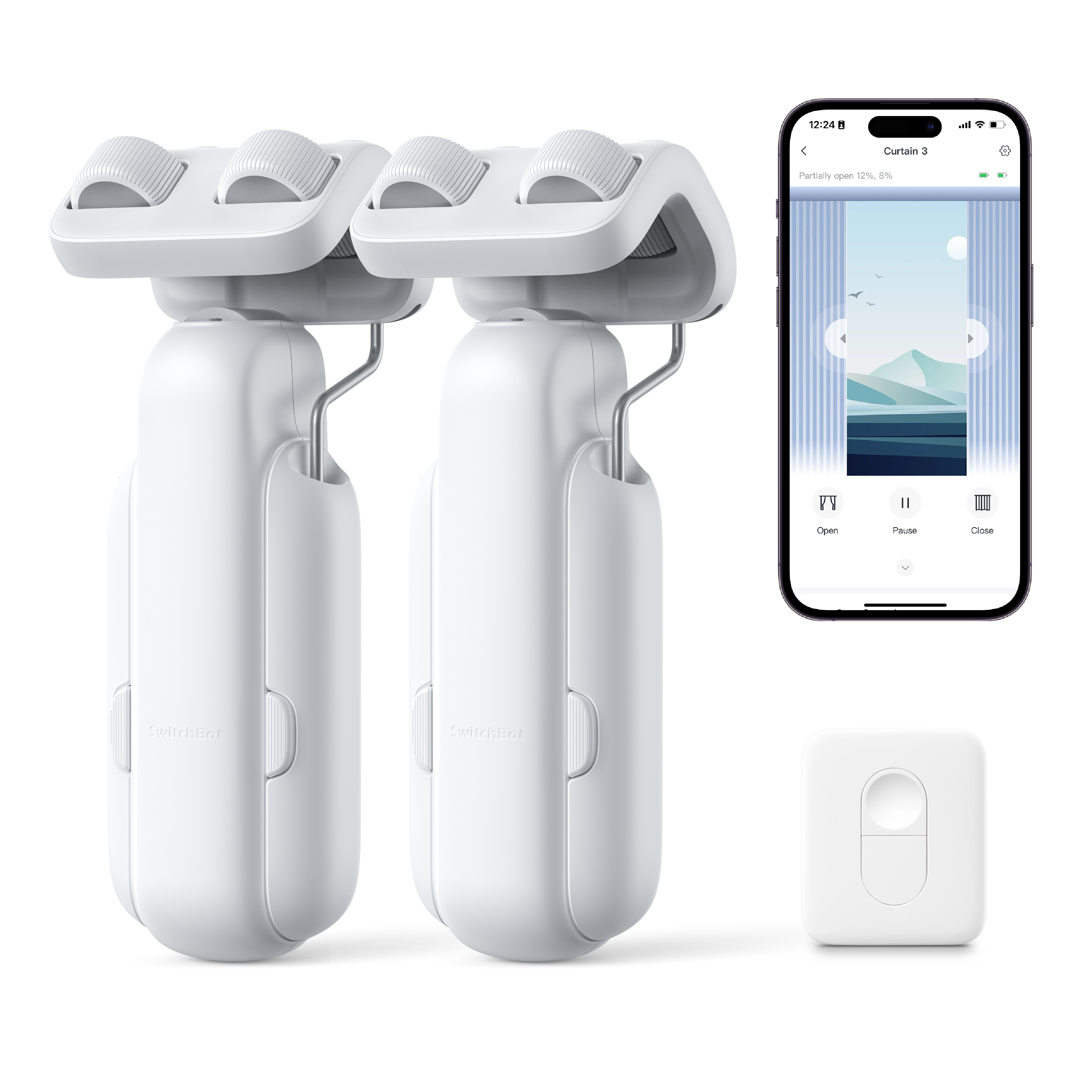 SwitchBot Curtain 3 Rod Type 1