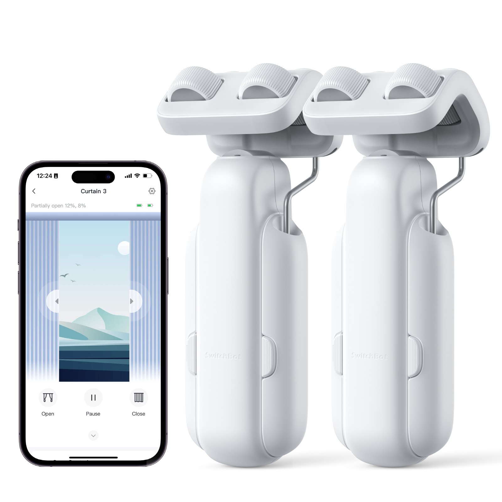 Smart Curtain Opener SwitchBot Curtain 3 | Smart Curtain Opener | SwitchBot UK