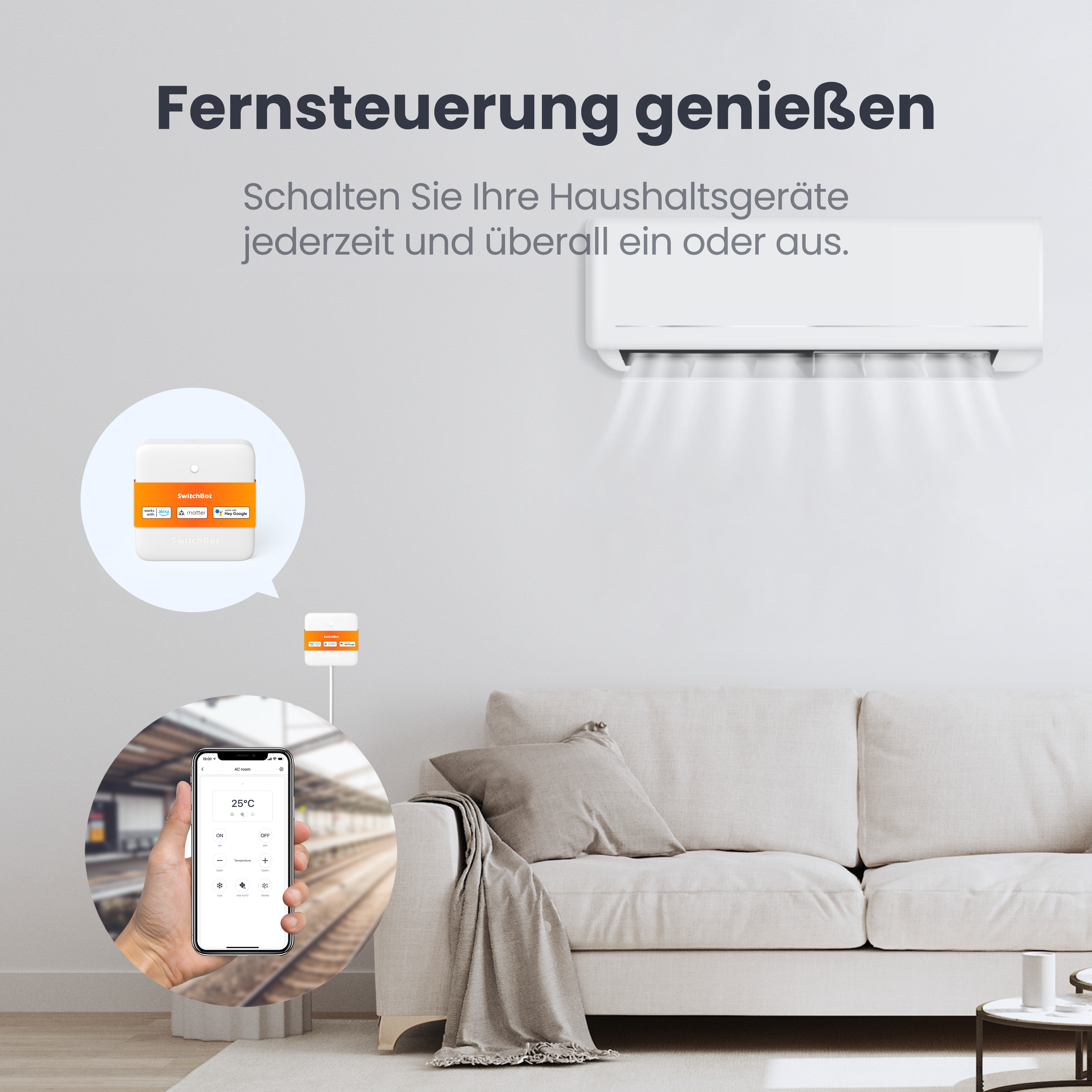 SwitchBot Presence Sensor Hub Mini Matter Combo