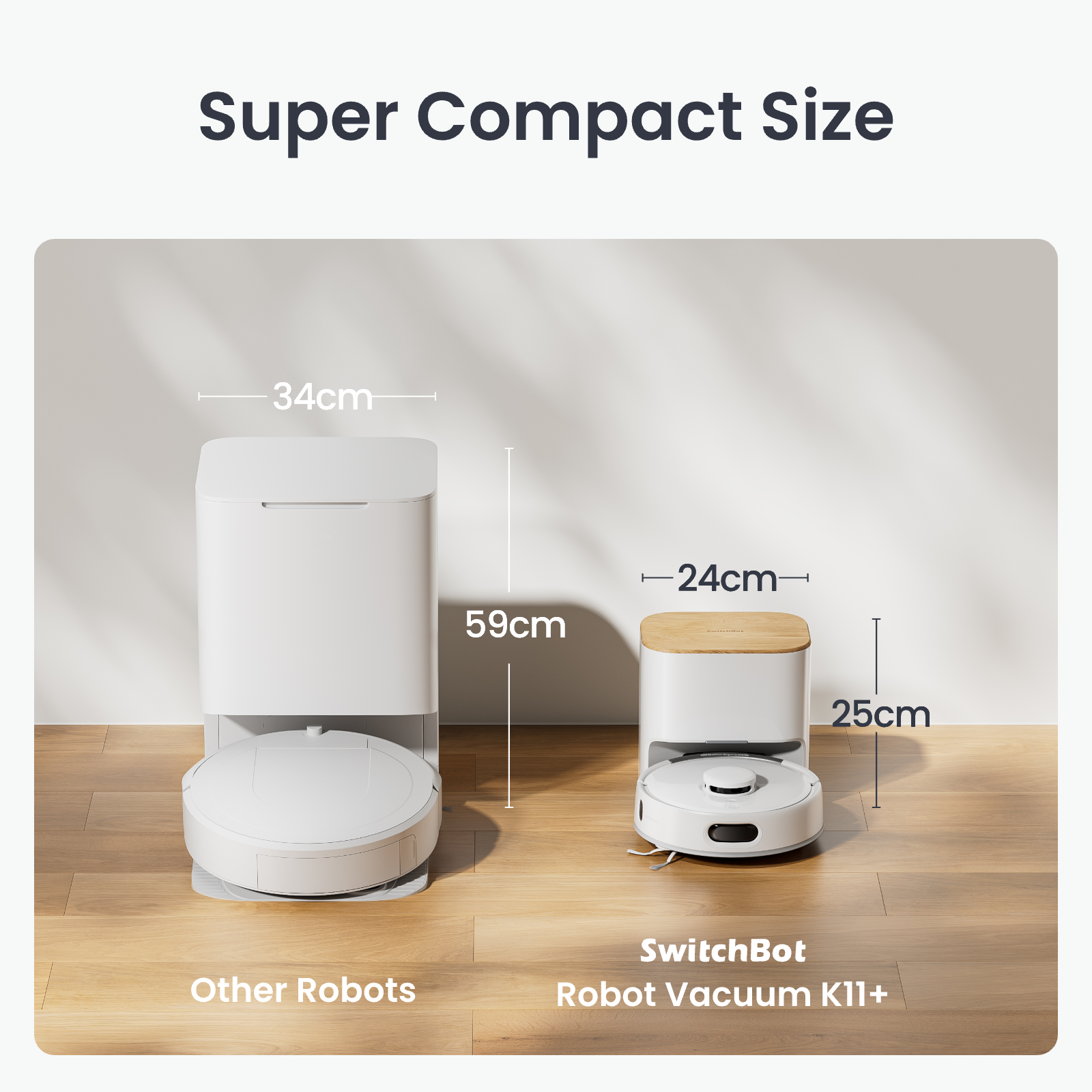 SwitchBot Robot Vacuum K11+