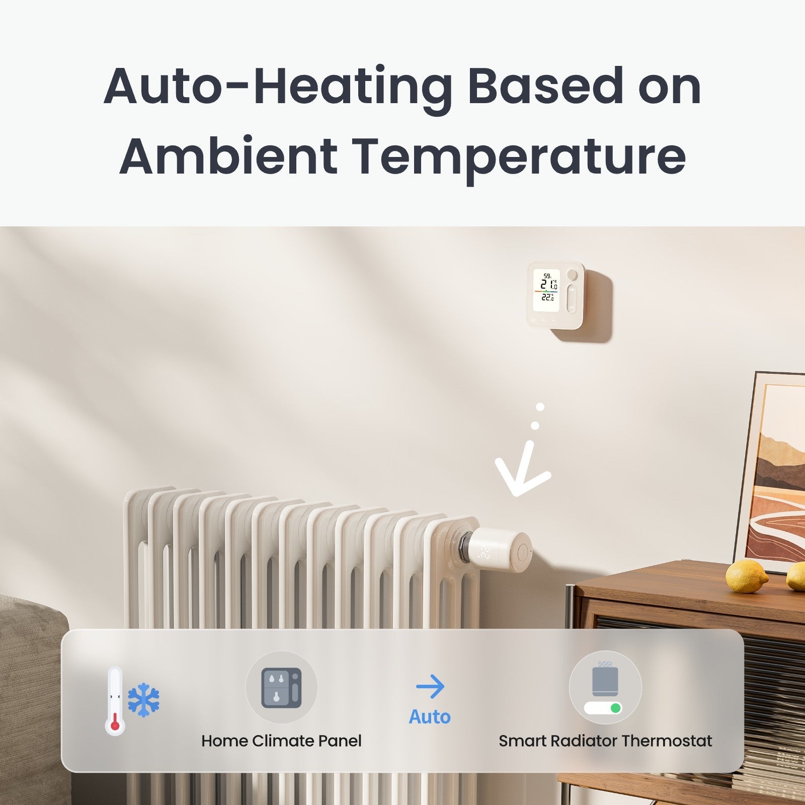 SwitchBot Smart Radiator Thermostat Panel Matter Combo