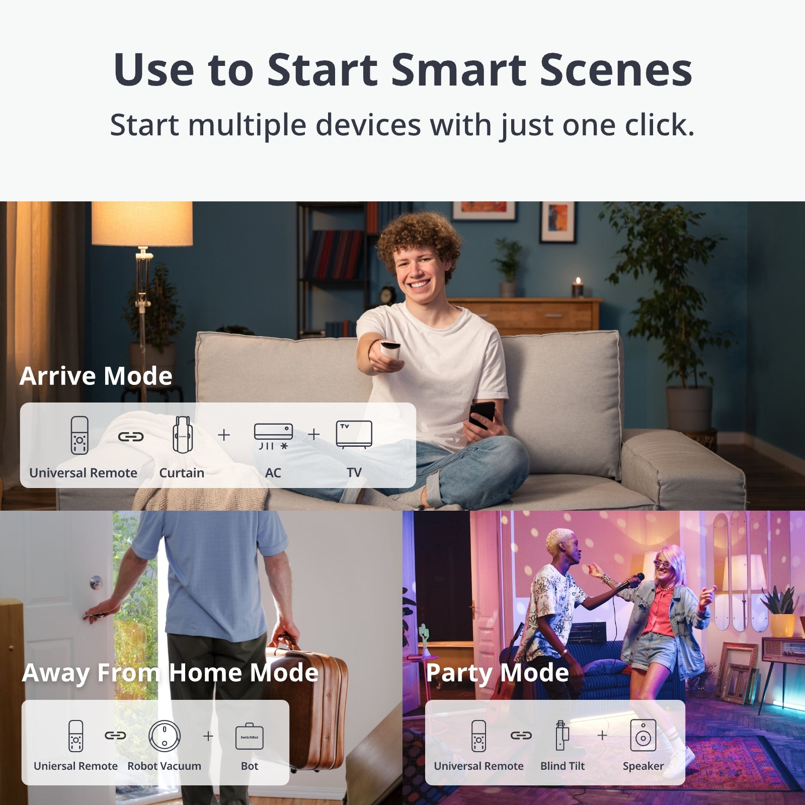 Remote Control Bot SwitchBot Universal Remote | Control 80,000+ IR Devices (Hub Required ...