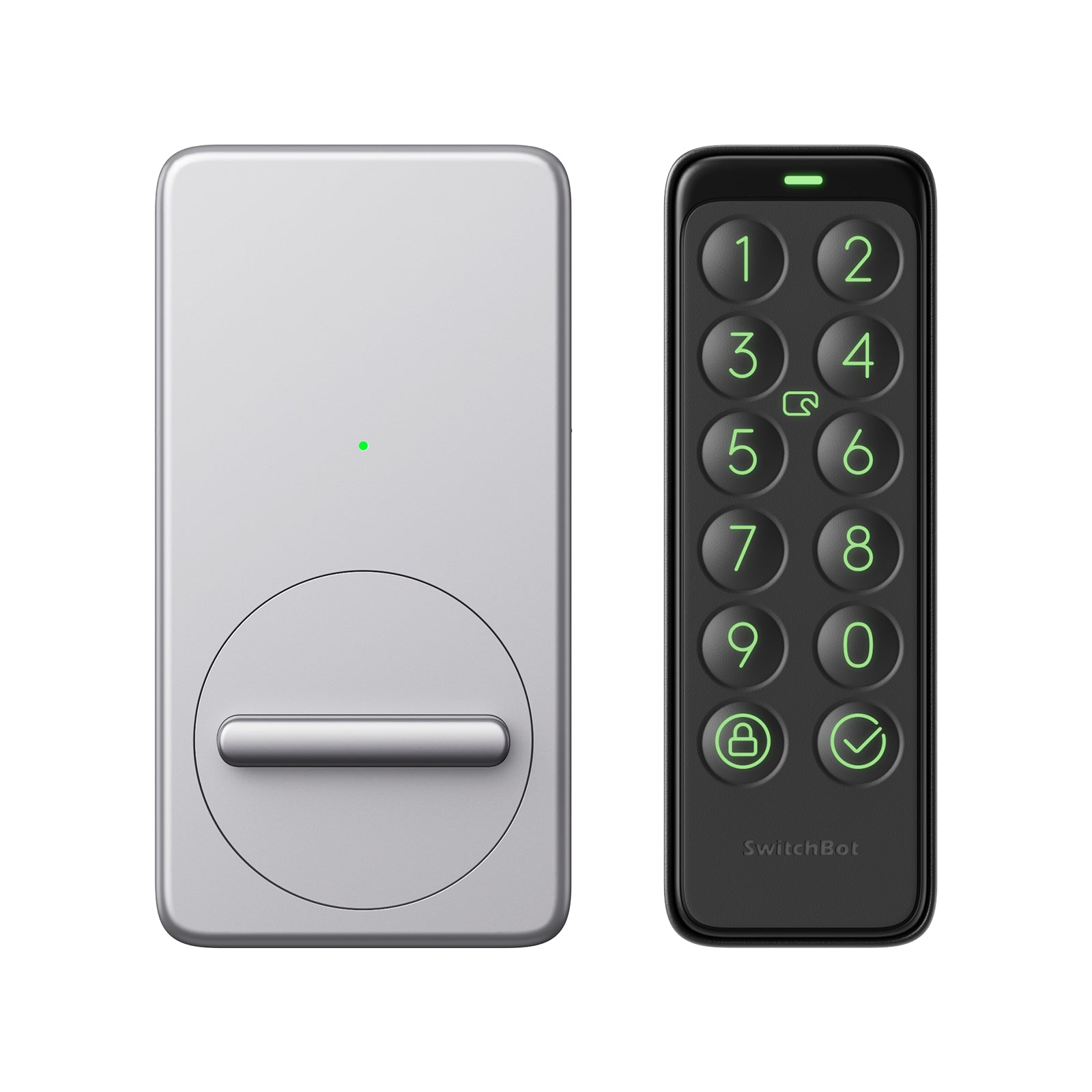 Lock Starter Combo Lock + Keypad Silver