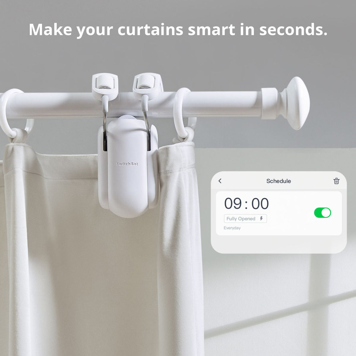 SwitchBot Curtain 2 Solar Panel Combo – SwitchBot UK