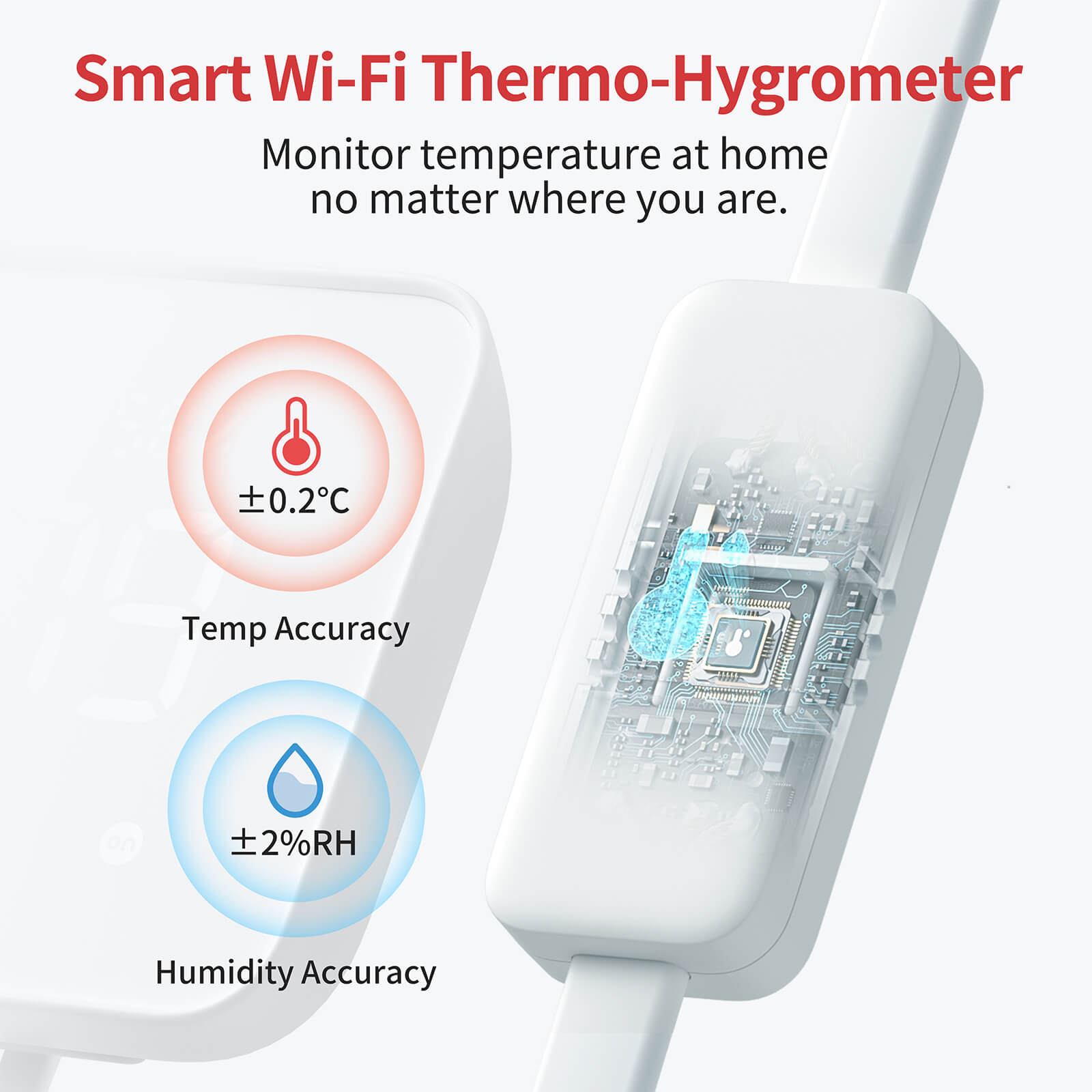 XIAOMI Bluetooth Thermometer Hygrometer 2 Temperature Humidity Sensor+APP  1/3/5